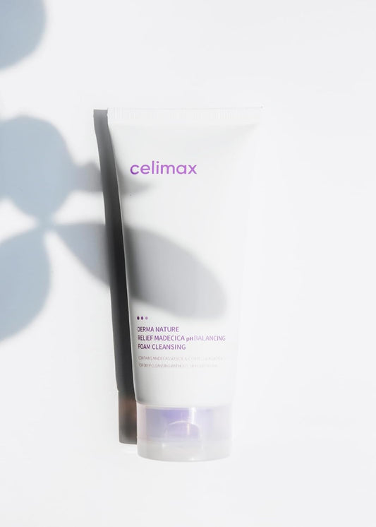 Derma Nature Relief Madecica pH Balancing Foam Cleansing - 150ml-Celimax-Noura Skincare