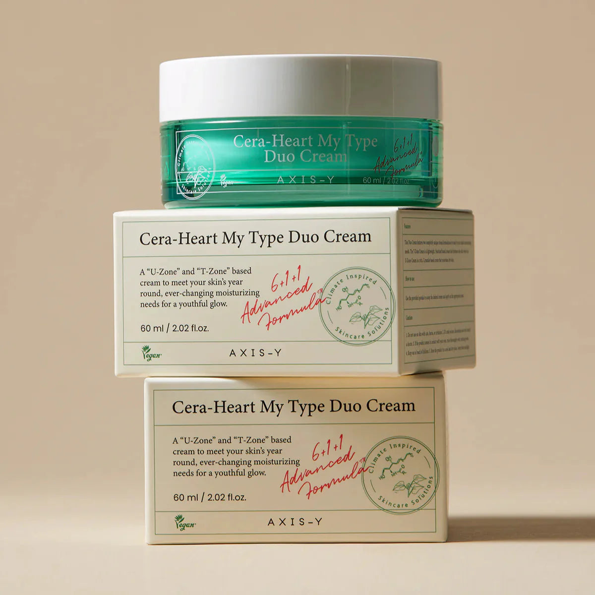 Cera-Heart My Type Duo Cream - 60ml-AXIS-Y-Noura Skincare