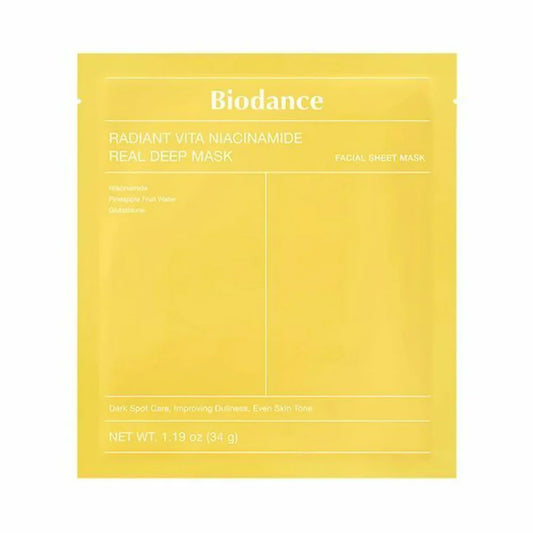 Radiant Vita Niacinamide Real Deep Mask - 4 Masks-Biodance-Noura Skincare