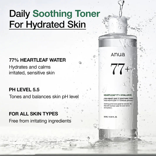 Heartleaf 77% Soothing Toner - 250ml-ANUA-Noura Skincare