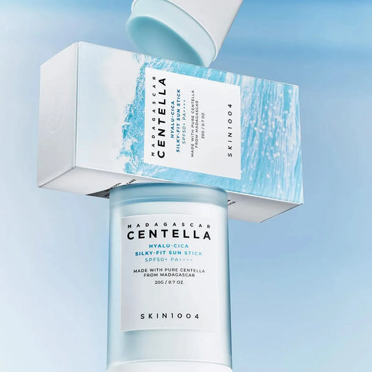 Madagascar Centella Hyalu-Cica Silky-Fit Sun Stick (SPF50+ PA++++)-SKIN1004-Noura Skincare