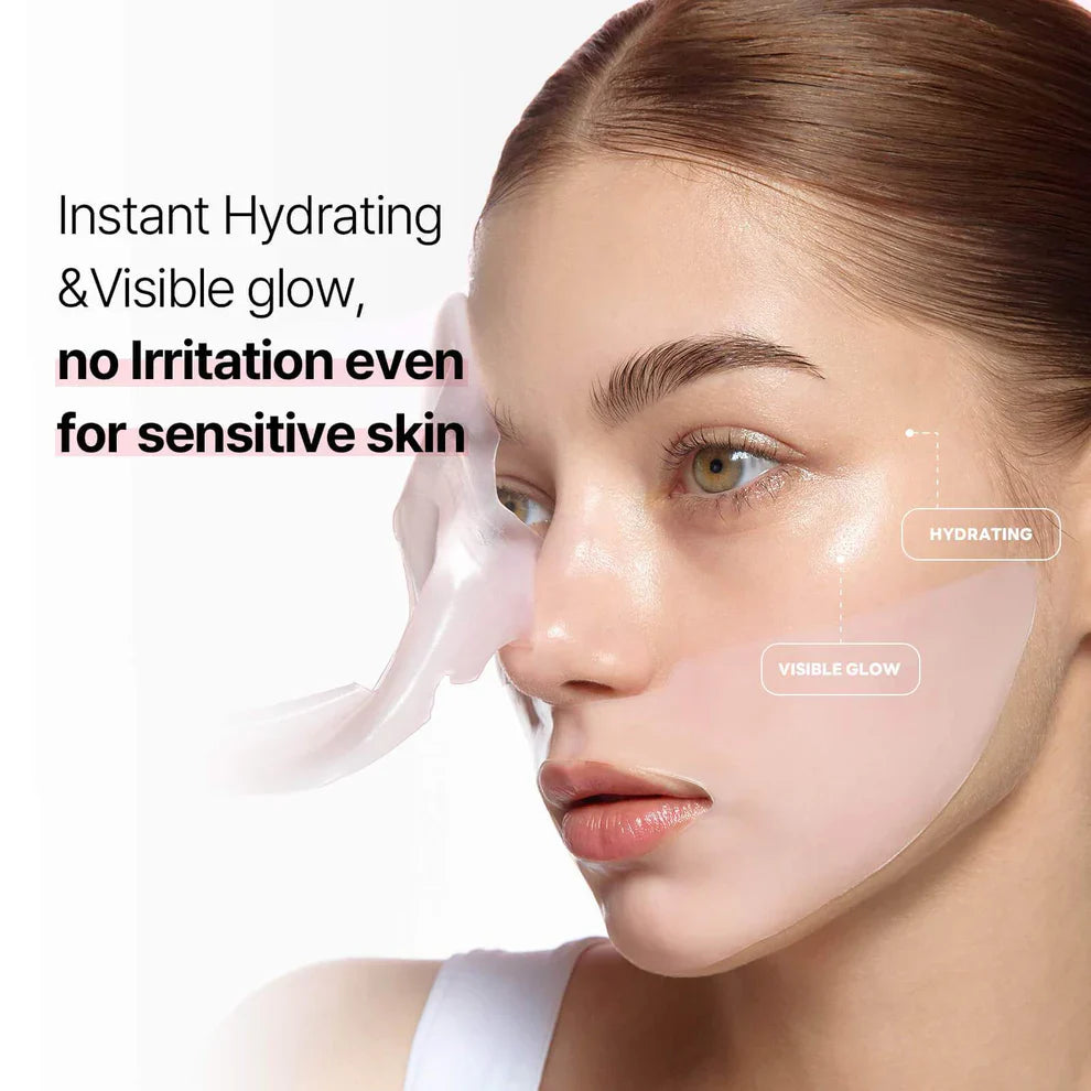 Camellia Deep Collagen Firming Gel Mask - 34g x 4 Sheets-Round Lab-Noura Skincare