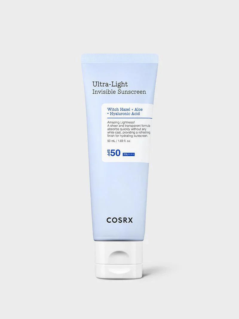 Ultra-Light Invisible Sunscreen SPF50 PA++++ - 50ml-CosRX-Noura Skincare