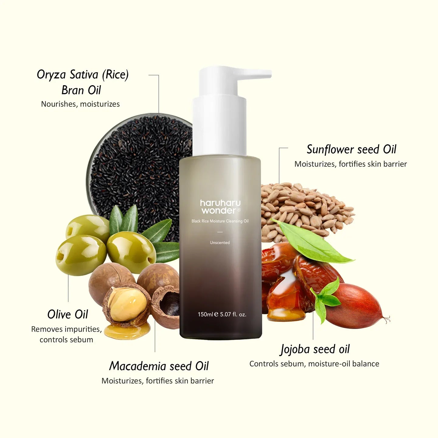 Black Rice Moisture Cleansing Oil - 150ml-haruharu wonder-Noura Skincare