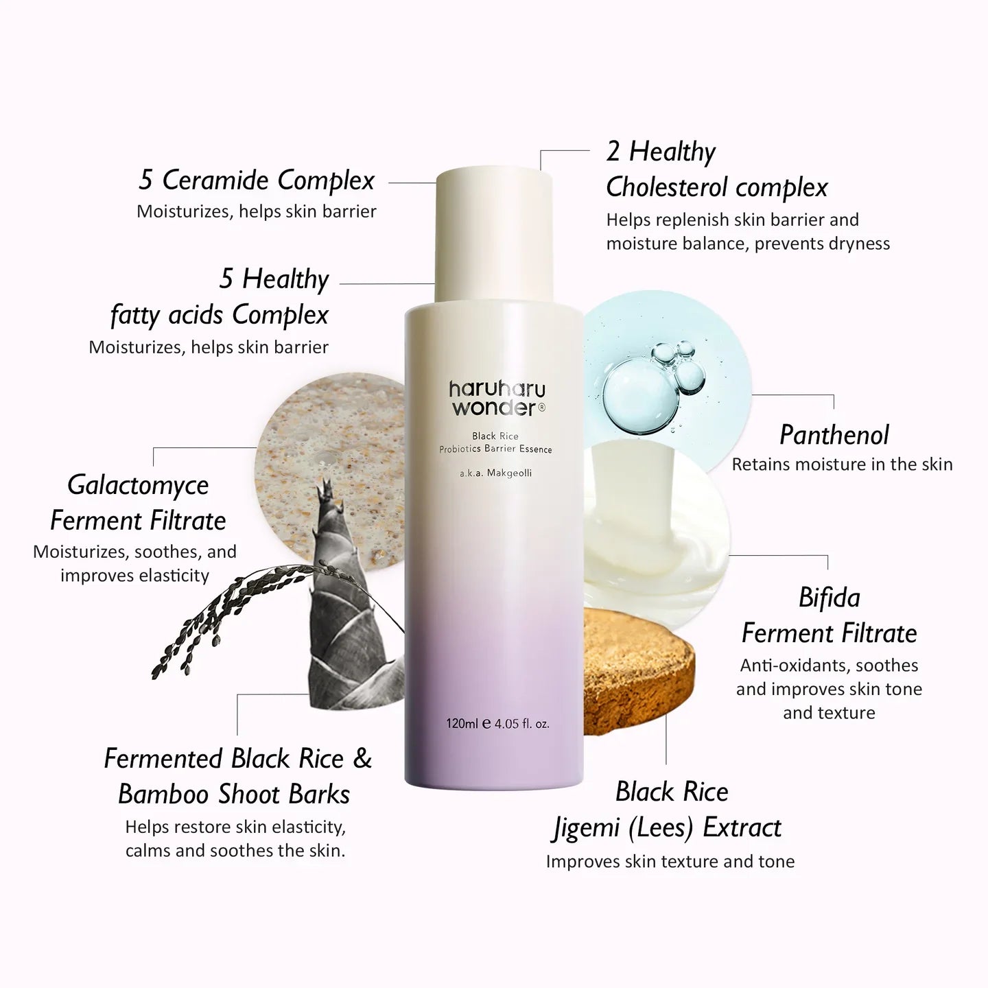 Black Rice Probiotics Barrier Essence - 120ml-haruharu wonder-Noura Skincare