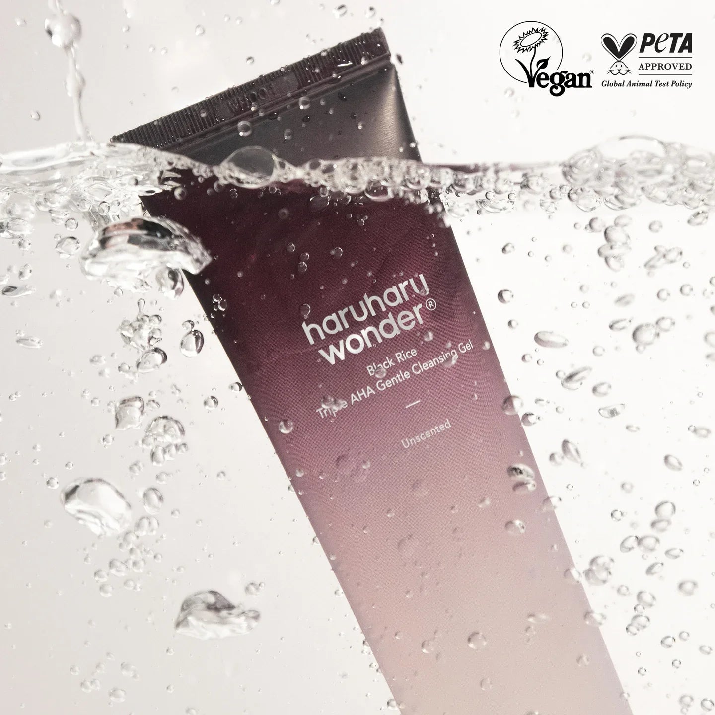 Black Rice Triple AHA Gentle Cleansing Gel - 100ml-haruharu wonder-Noura Skincare
