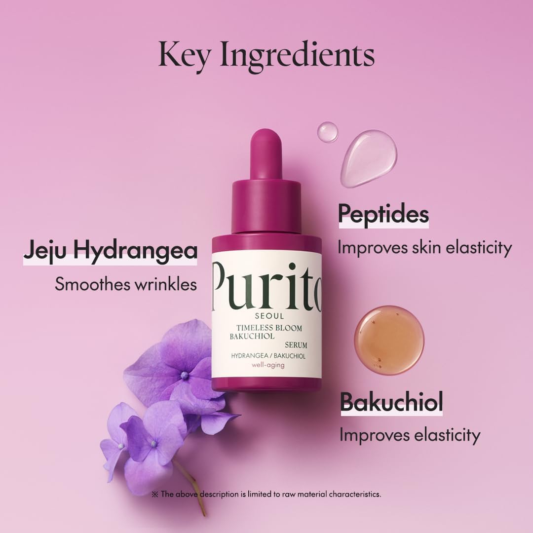 Timeless Bloom Bakuchiol Serum - 30ml-Purito Seoul-Noura Skincare