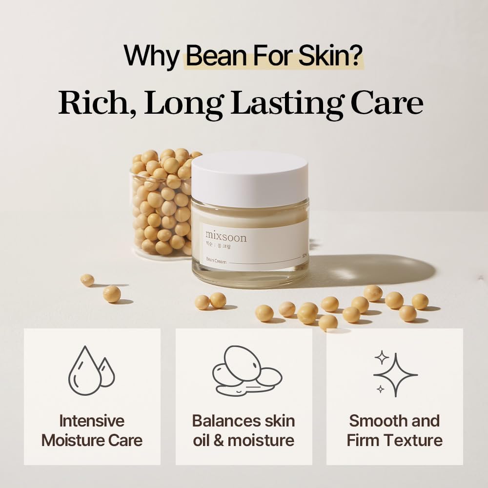 Bean Cream - 50ml-mixsoon-Noura Skincare