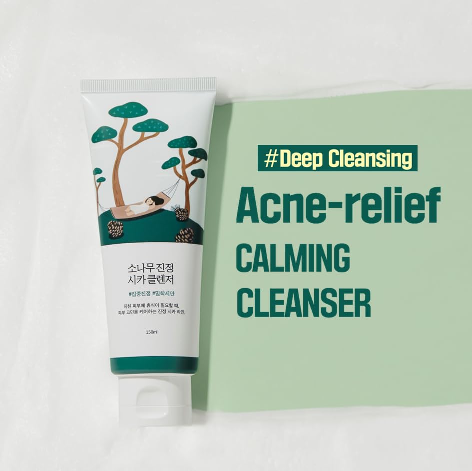 Pine Calming Cica Cleanser - 150ml-Round Lab-Noura Skincare