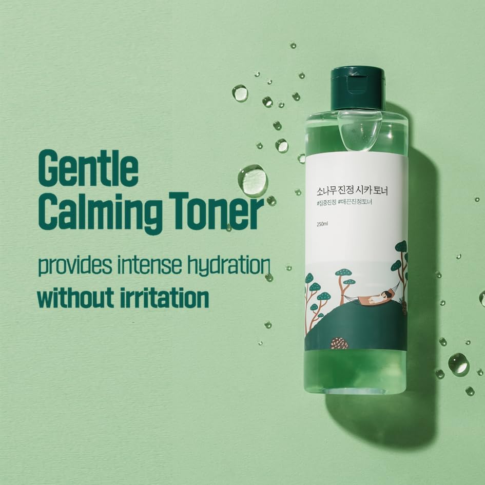Pine Calming Cica Toner - 250ml-Round Lab-Noura Skincare