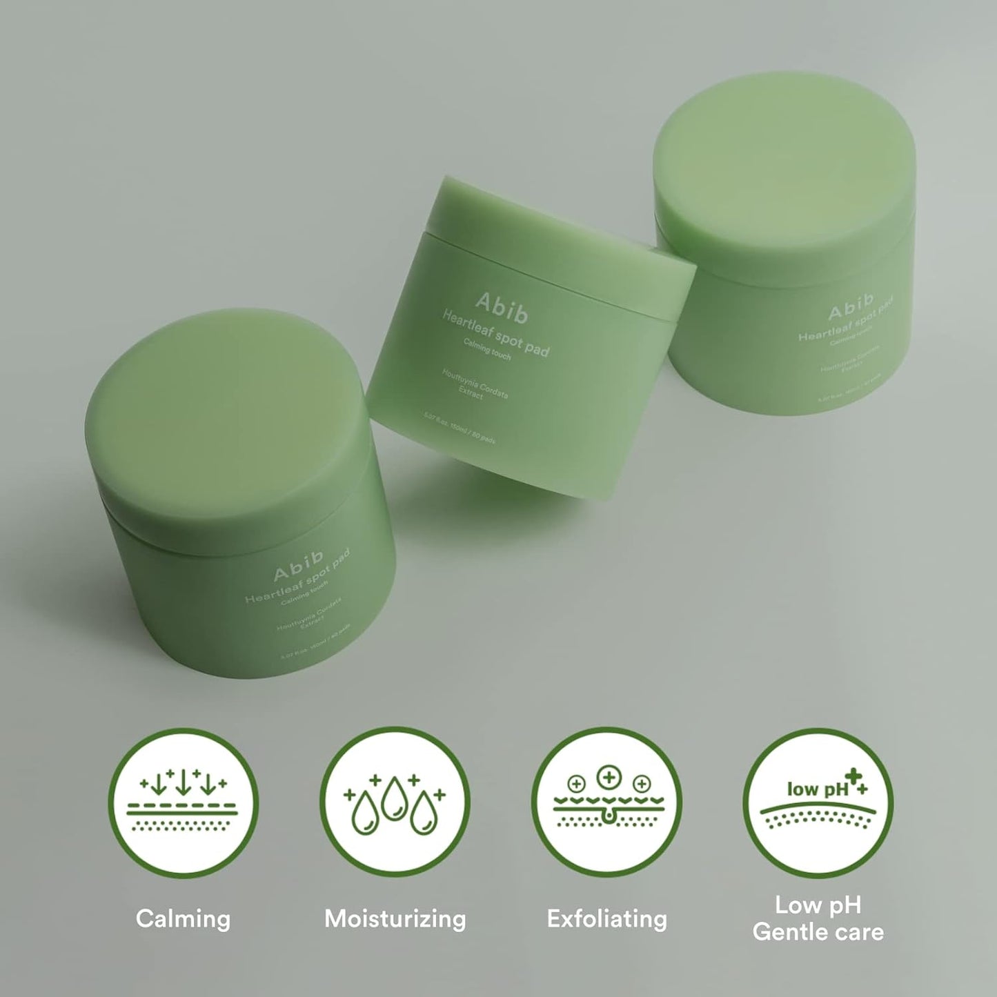 Heartleaf Spot Pad Calming Touch - 80 pads (150ml)-Abib-Noura Skincare