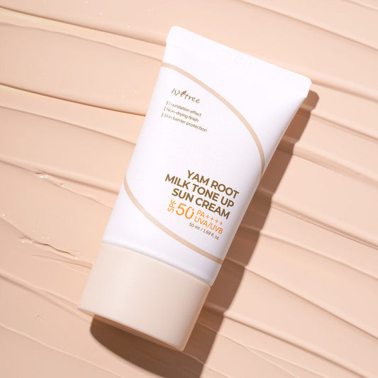 Yam Milk Tone Up Sun Cream - 50ml-Isntree-Noura Skincare