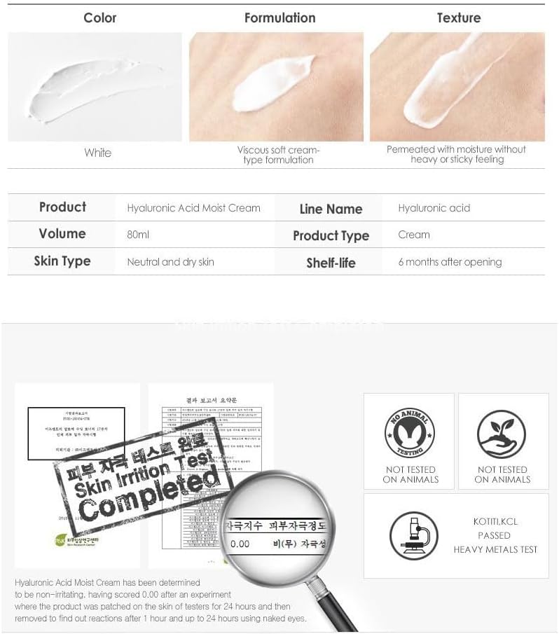 Hyaluronic Acid Moist Cream - 100ml-Isntree-Noura Skincare