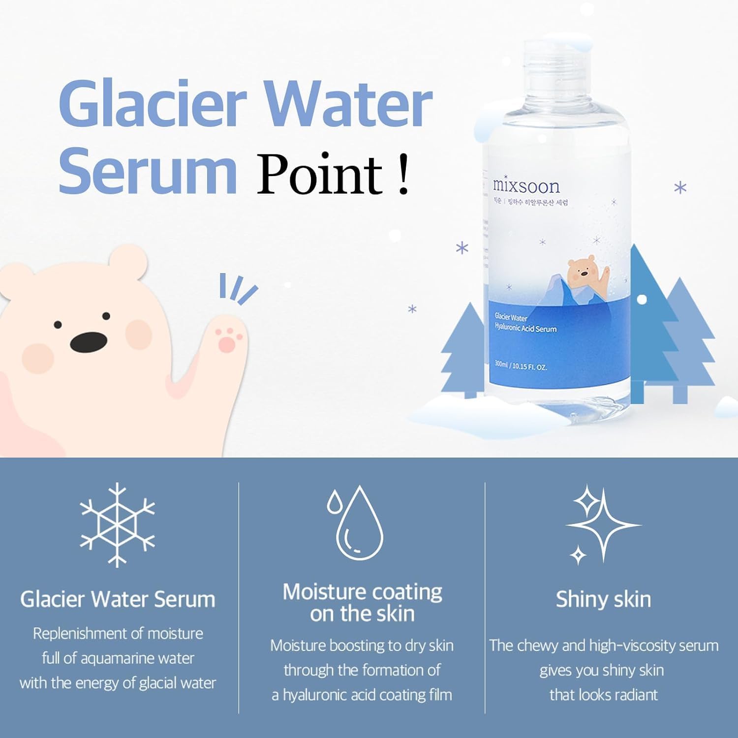Glacier Water Hyaluronic Acid Serum-mixsoon-Noura Skincare