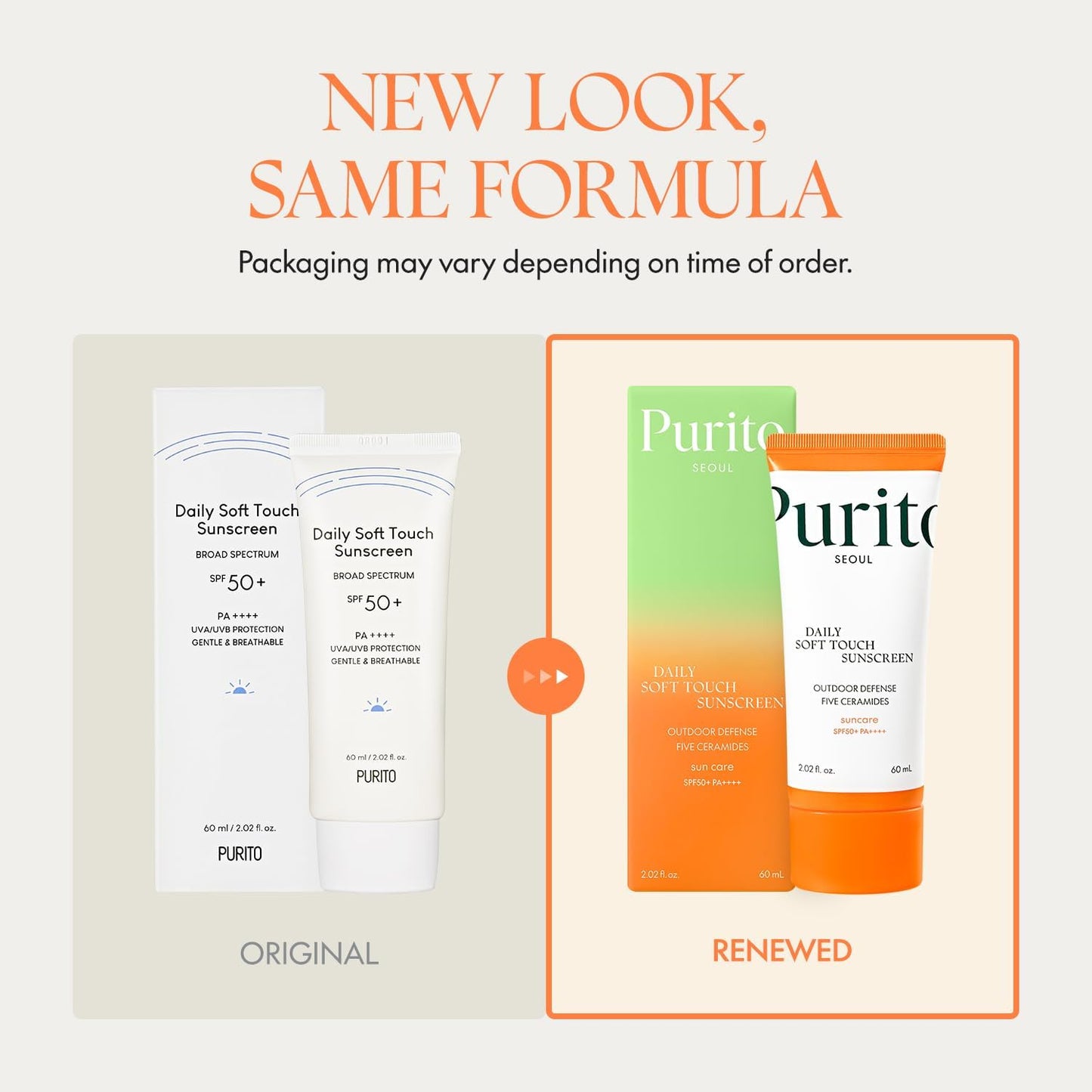 Daily Soft Touch Sunscreen - 60ml-Purito Seoul-Noura Skincare