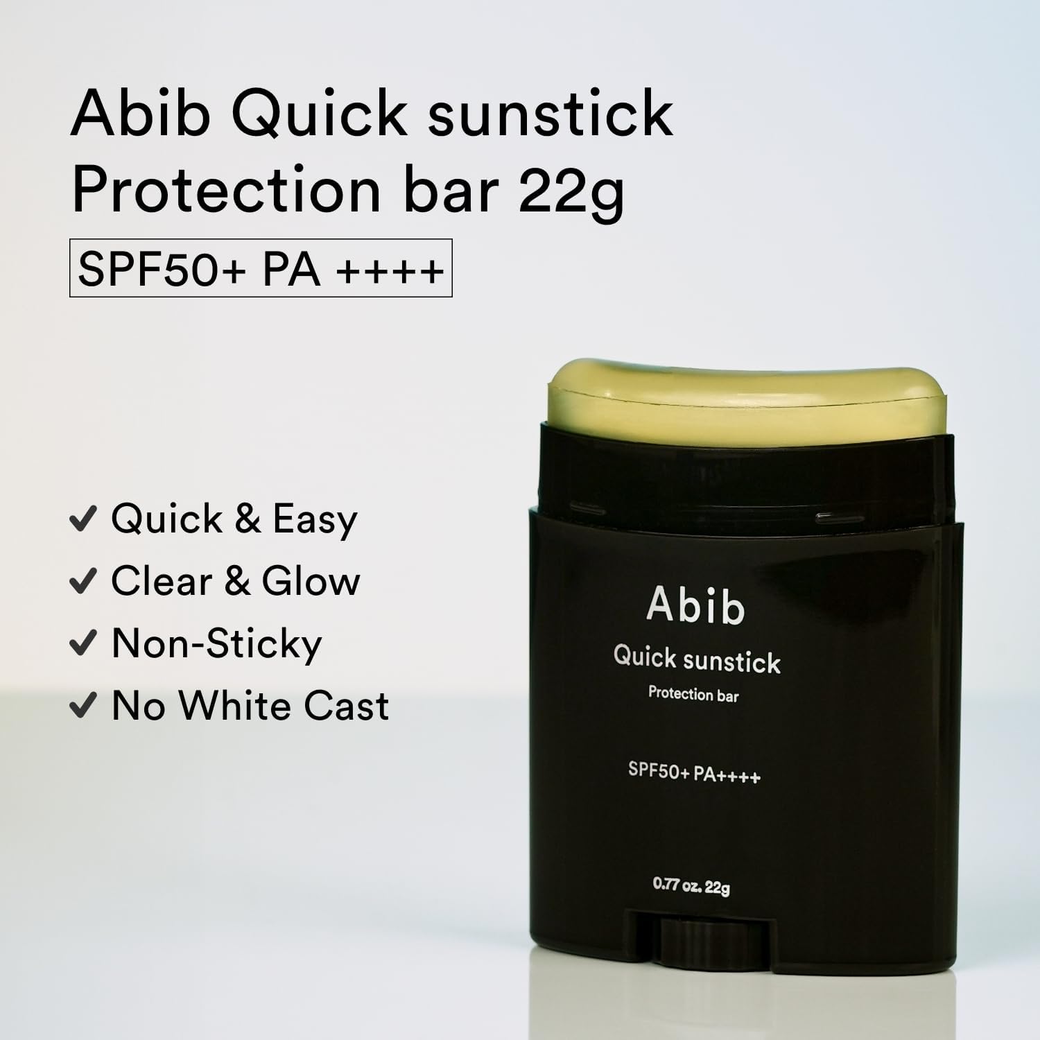 Quick Sunstick Protection Bar SPF50+ PA++++ - 22g-Abib-Noura Skincare