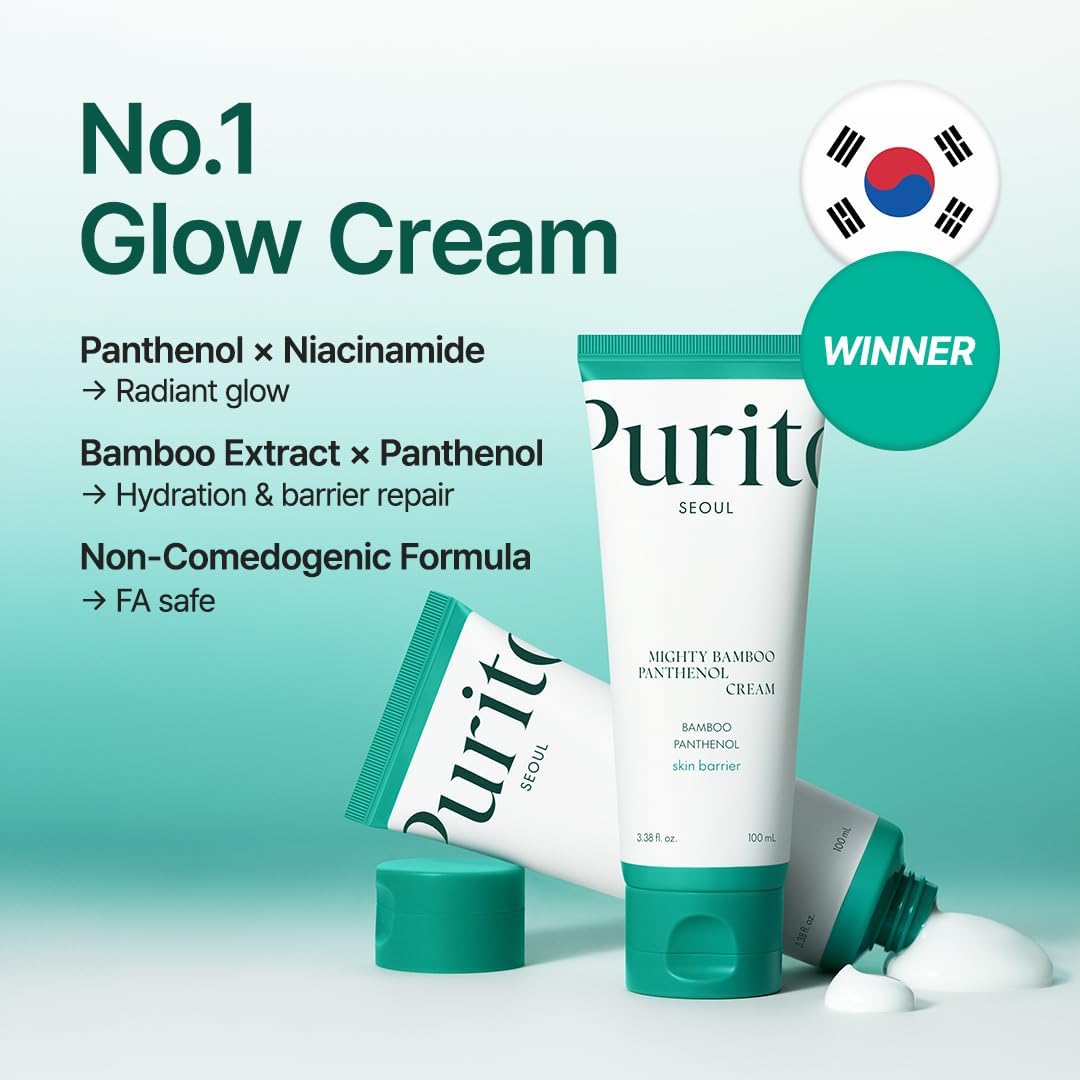 Mighty Bamboo Panthenol Cream - 100 ml-Purito Seoul-Noura Skincare