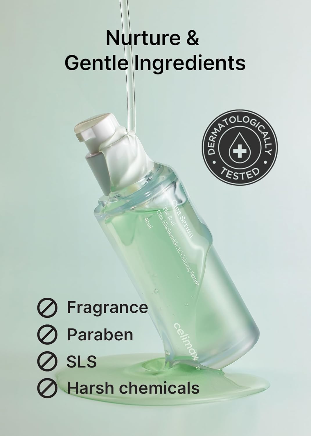 The Real Cica Niacinamide AC Calming Serum - 40ml-Celimax-Noura Skincare