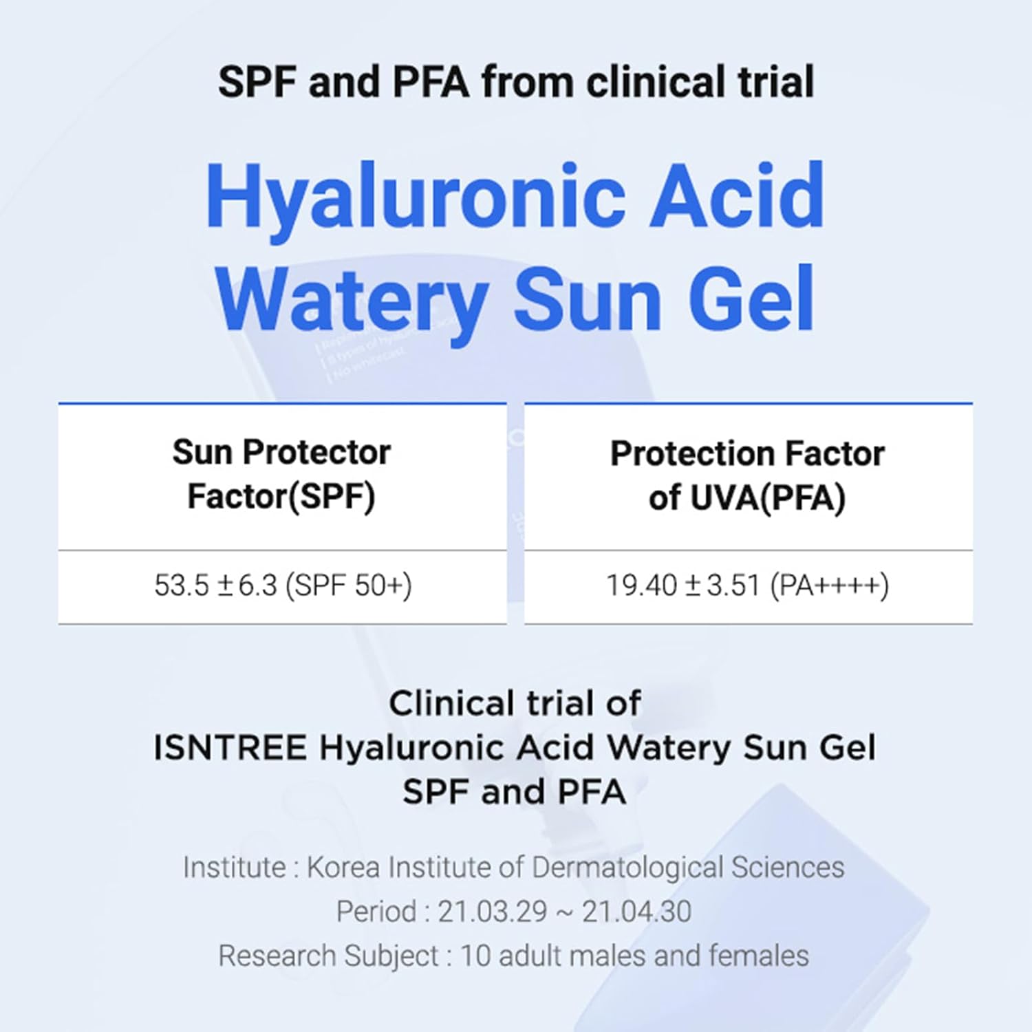 Hyaluronic Acid Watery Sun Gel - 50ml-Isntree-Noura Skincare