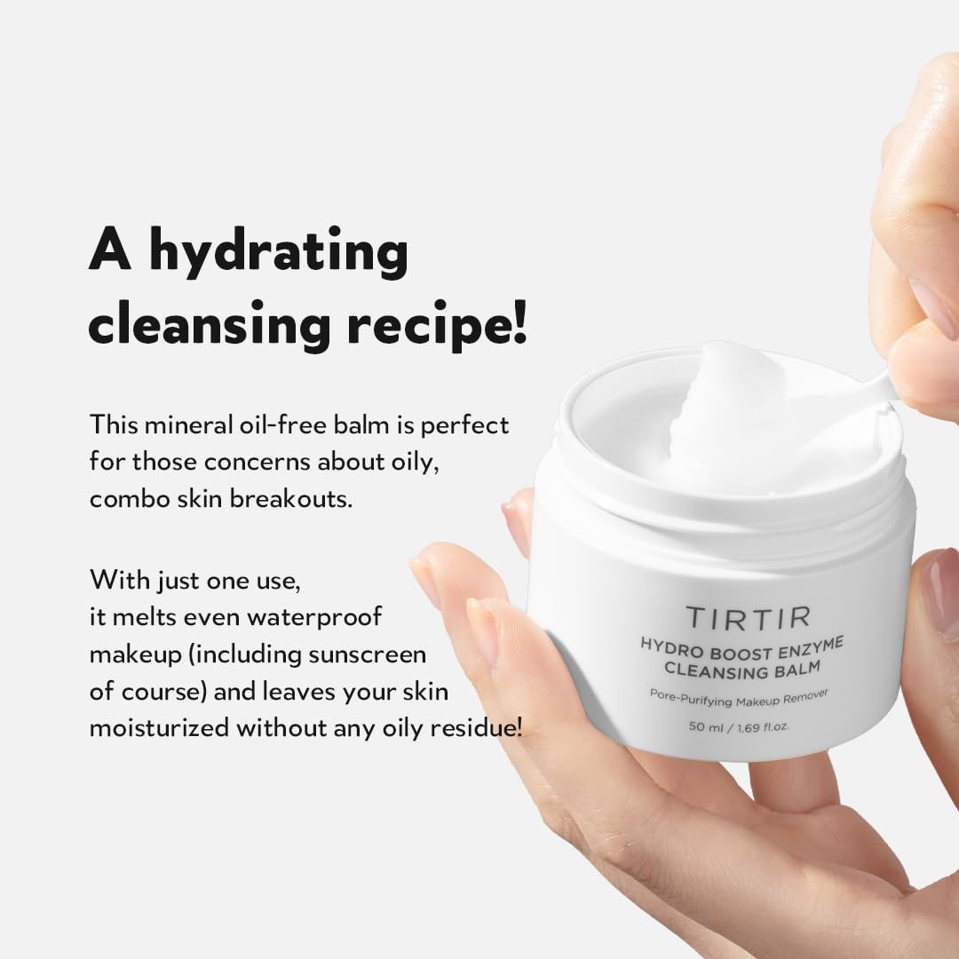 Hydro Boost Enzyme Cleansing Balm - 120ml-TIRTIR-Noura Skincare