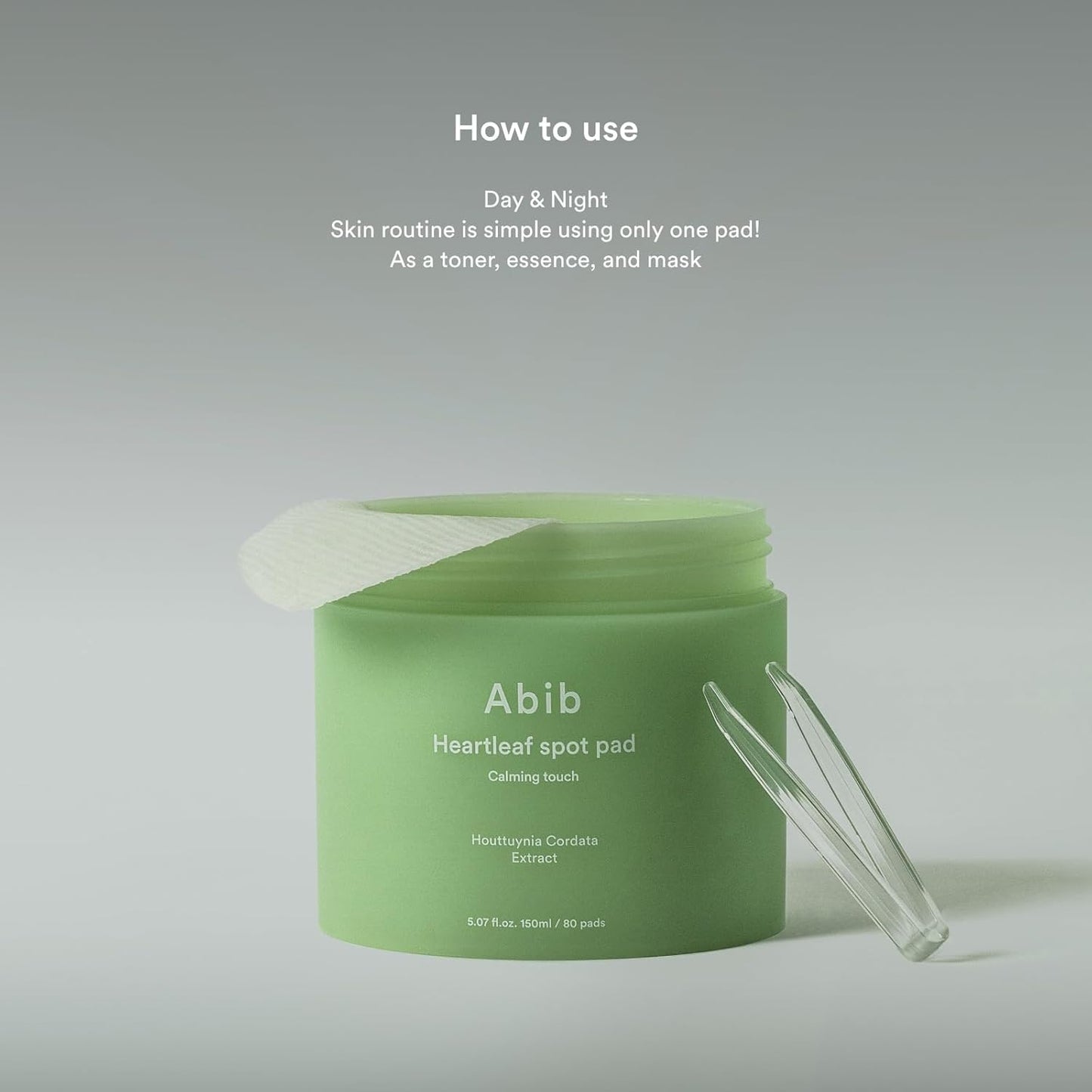 Heartleaf Spot Pad Calming Touch - 80 pads (150ml)-Abib-Noura Skincare