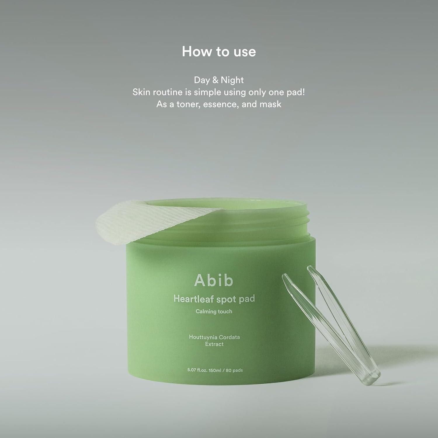 Heartleaf Spot Pad Calming Touch - 80 pads (150ml)-Abib-Noura Skincare