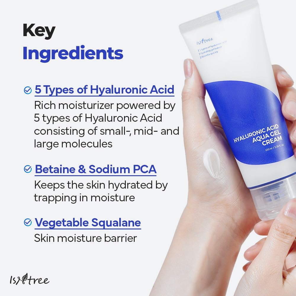 Hyaluronic Acid Aqua Gel Cream - 100ml-Isntree-Noura Skincare