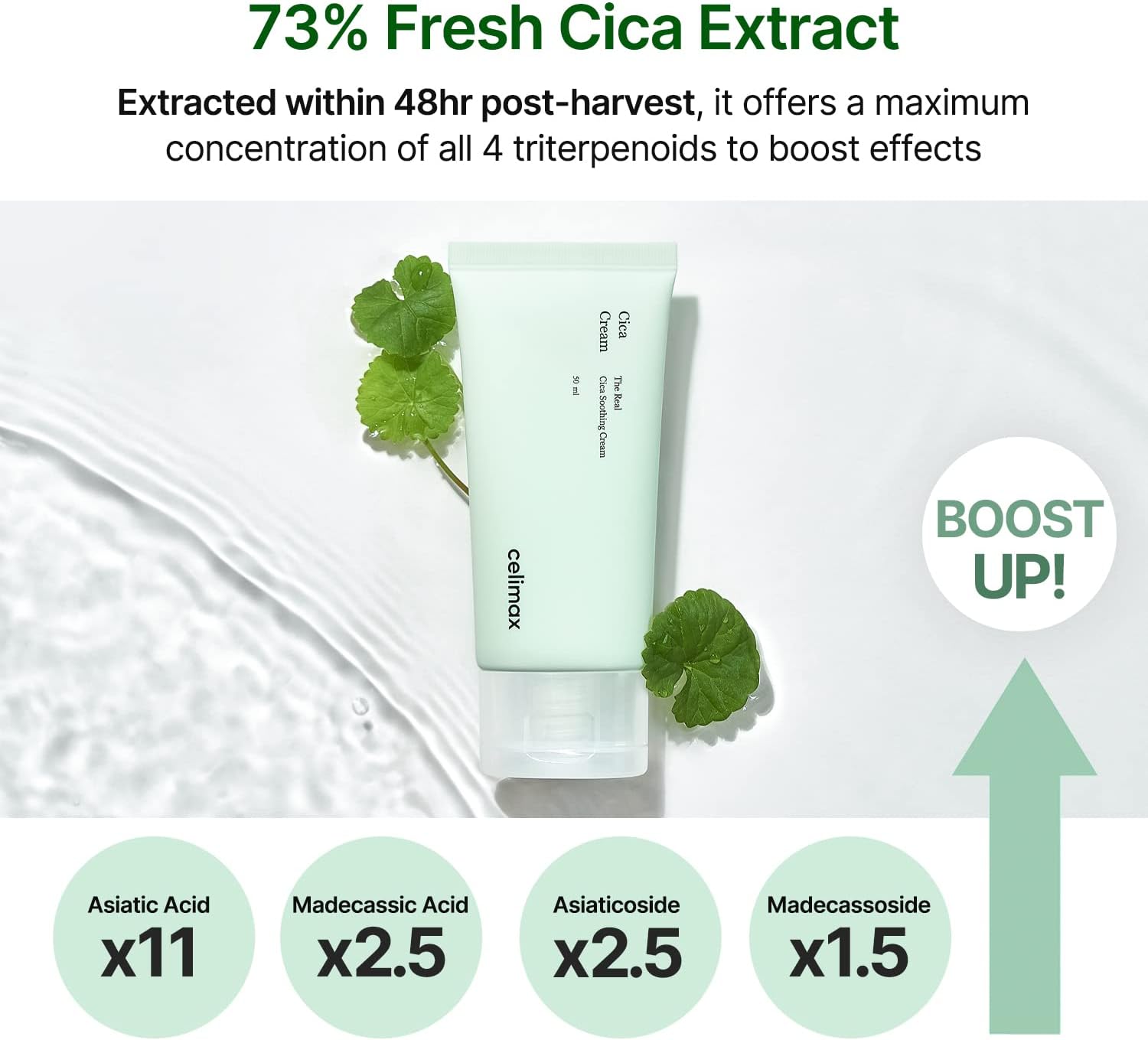 The Real Cica Soothing Cream - 50ml-Celimax-Noura Skincare