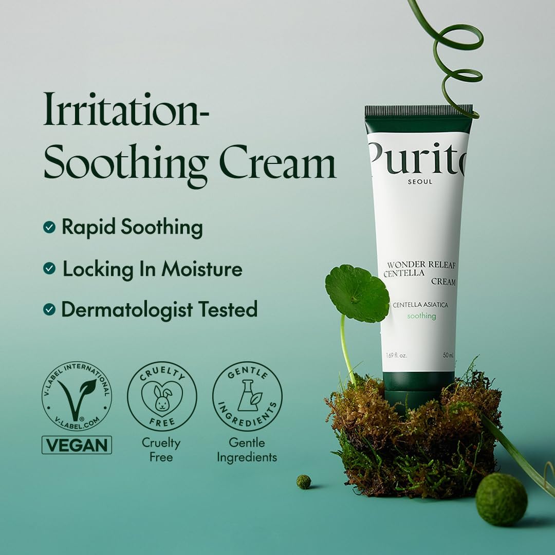 Wonder Relief Centella Cream - 50ml-Purito Seoul-Noura Skincare