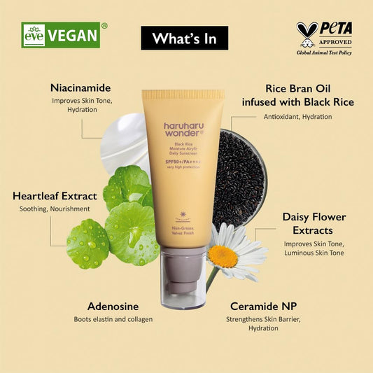 Black Rice Moisture Airyfit Daily Sunscreen - 50ml-haruharu wonder-Noura Skincare
