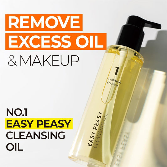 No.1 Easy Peasy Cleansing Oil - 200ml-Numbuzin-Noura Skincare