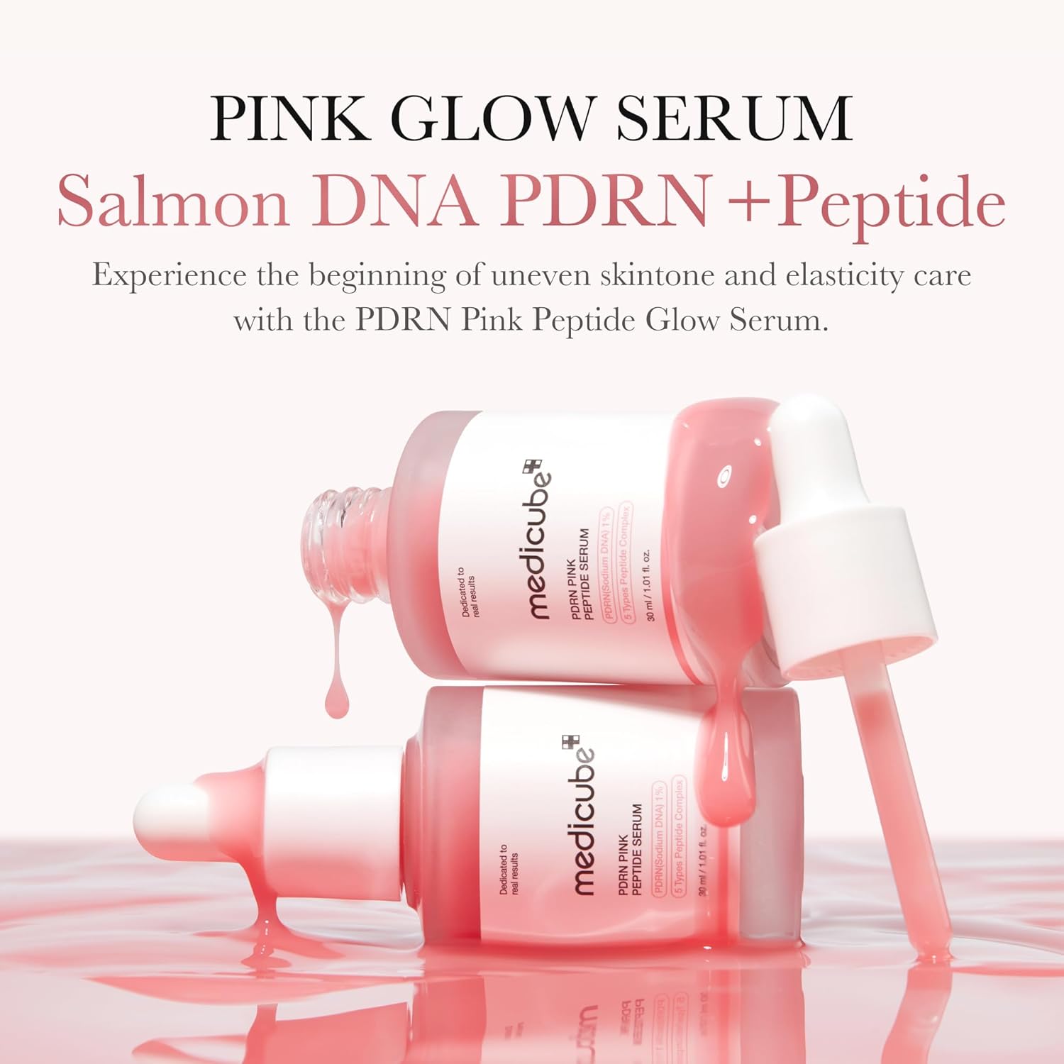 PDRN Pink Peptide Serum - 30ml-Medicube-Noura Skincare
