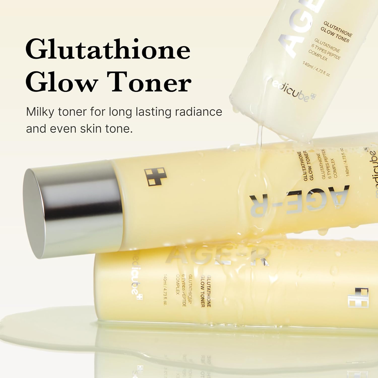 AGE-R Glutathione Glow Toner - 140 ml-Medicube-Noura Skincare