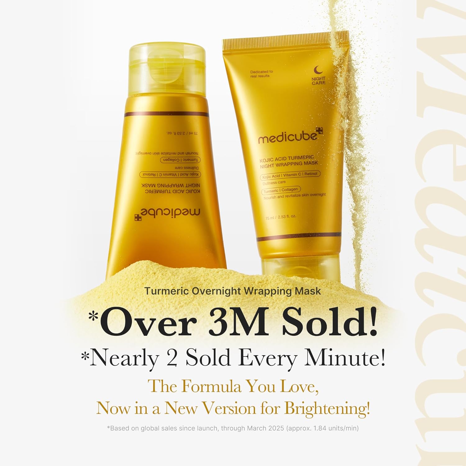 Kojic Acid Turmeric Night Wrapping Mask - 75ml-Medicube-Noura Skincare