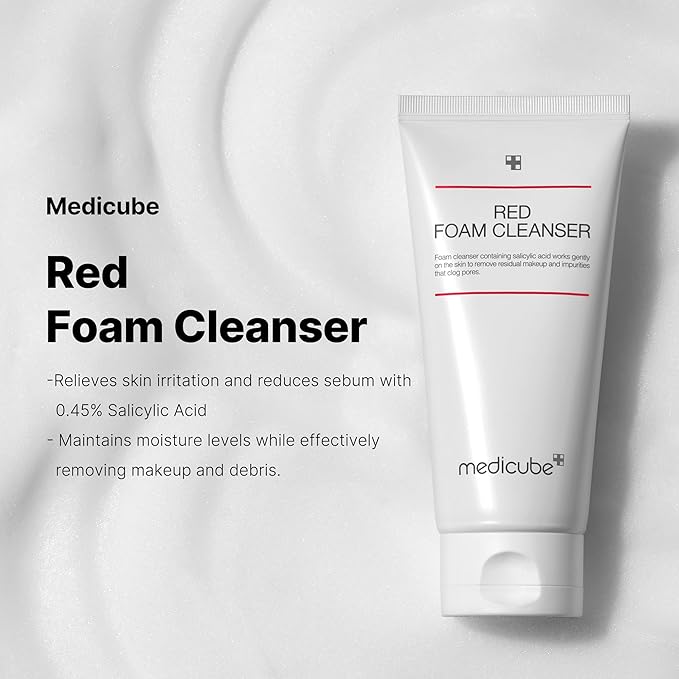 Red Foam Cleanser - 120ml-Medicube-Noura Skincare