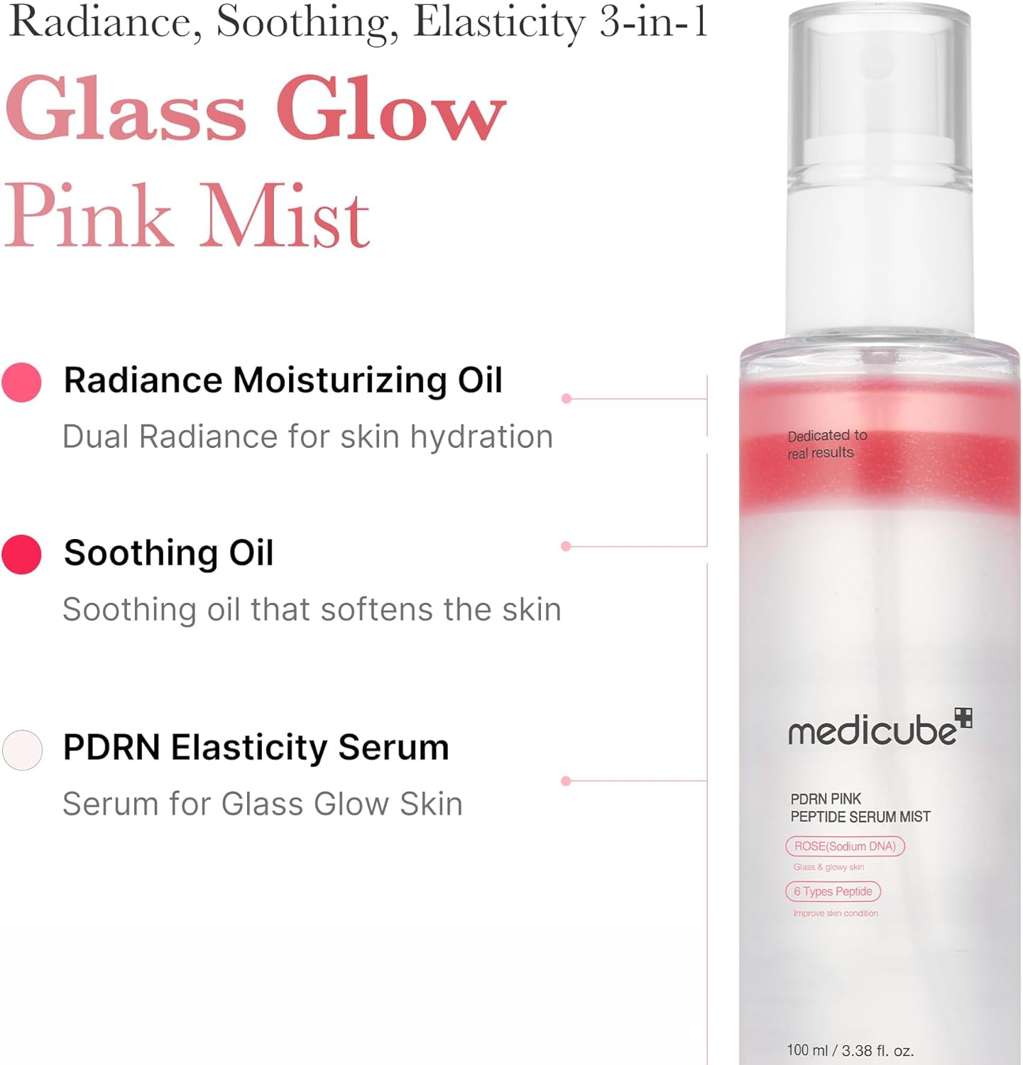 PDRN Pink Glutathione Serum Mist - 100ml-Medicube-Noura Skincare