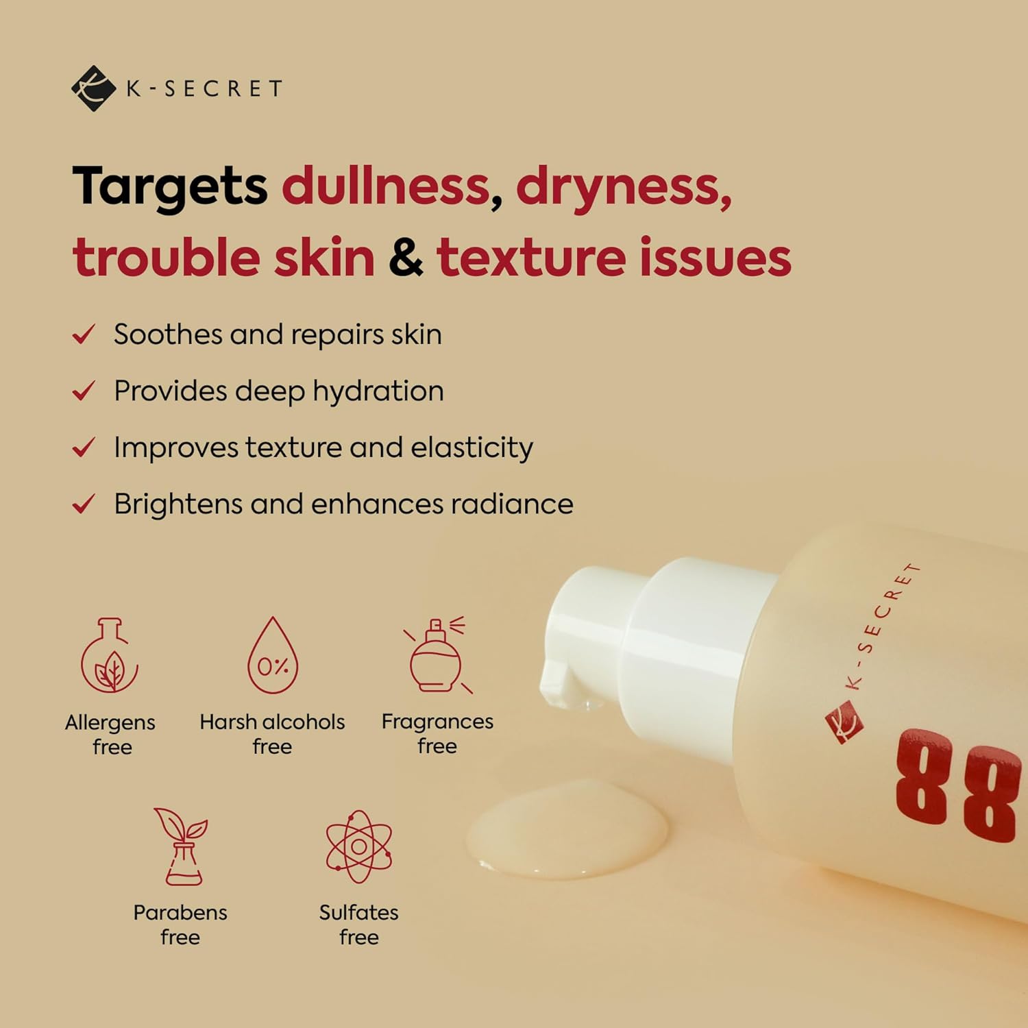 SEOUL 1988 Essence: Snail Mucin 97% + Rice-K-SECRET-Noura Skincare
