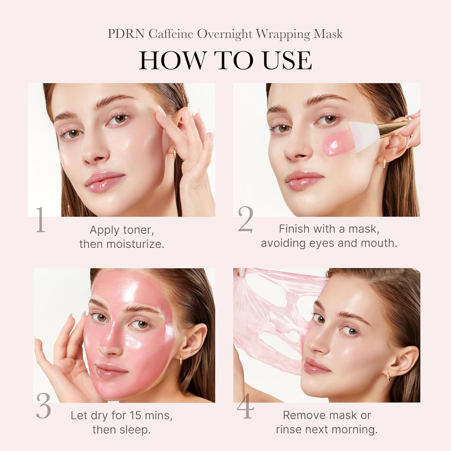 PDRN Pink Caffeine Night Wrapping Mask - 75ml-Medicube-Noura Skincare