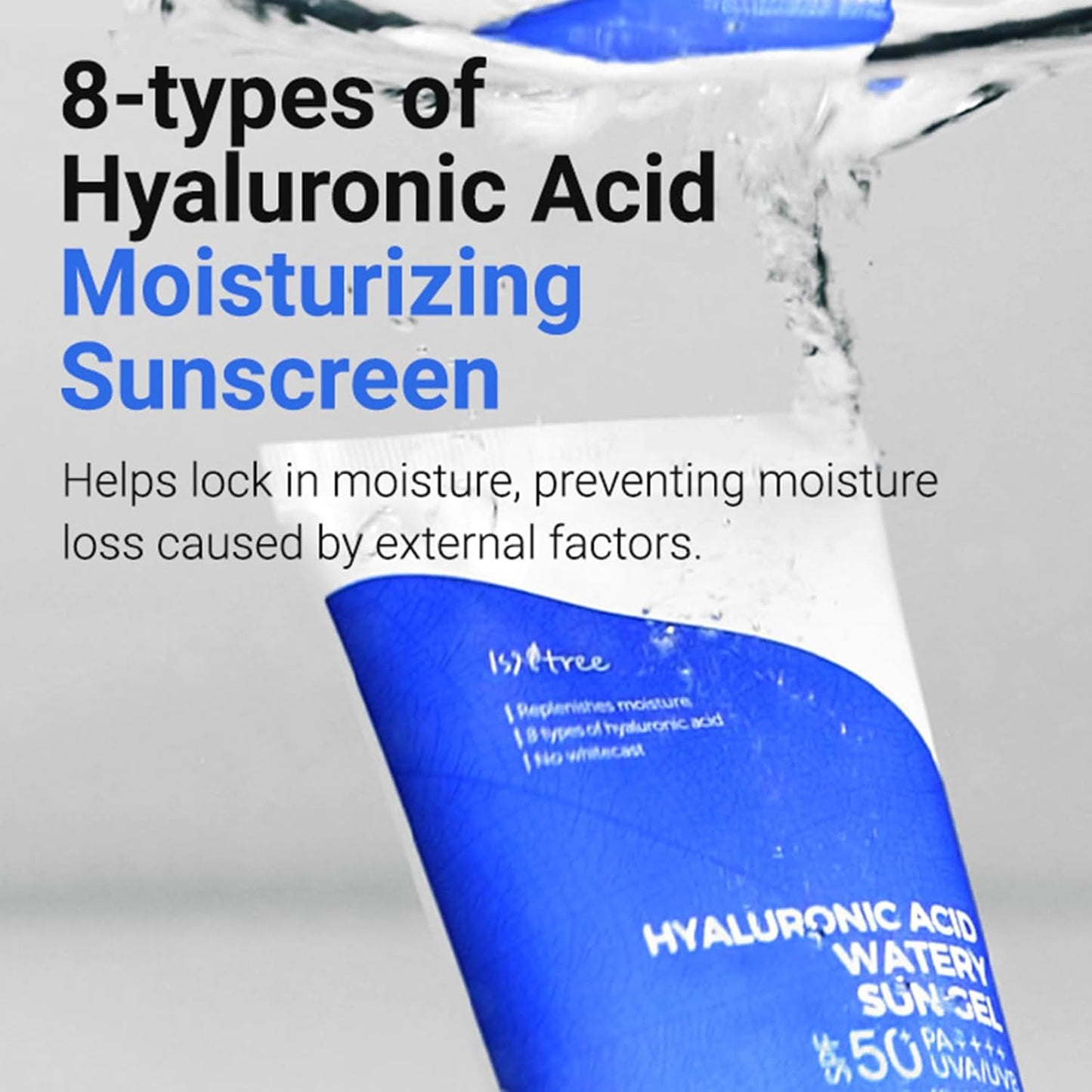 Hyaluronic Acid Watery Sun Gel - 50ml-Isntree-Noura Skincare
