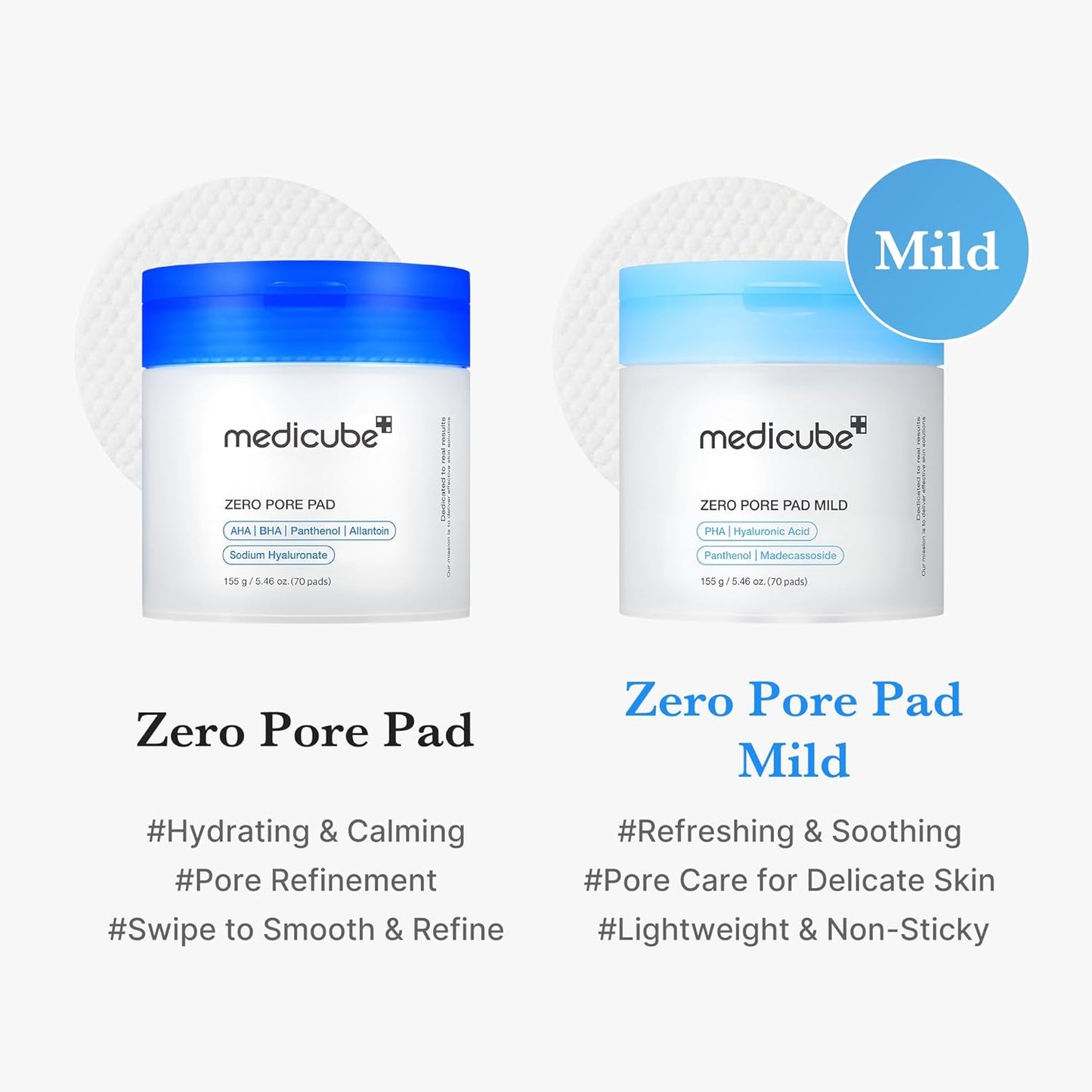 Zero Pore Pad Mild - 155g-Medicube-Noura Skincare