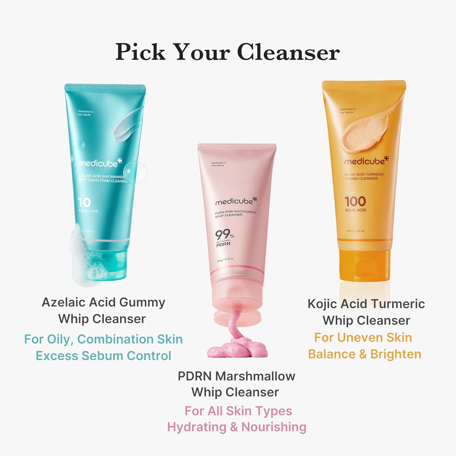 Kojic Acid Turmeric Toning Cleanser - 120g-Medicube-Noura Skincare
