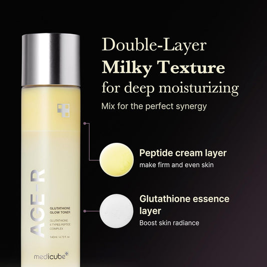 AGE-R Glutathione Glow Toner - 140 ml-Medicube-Noura Skincare