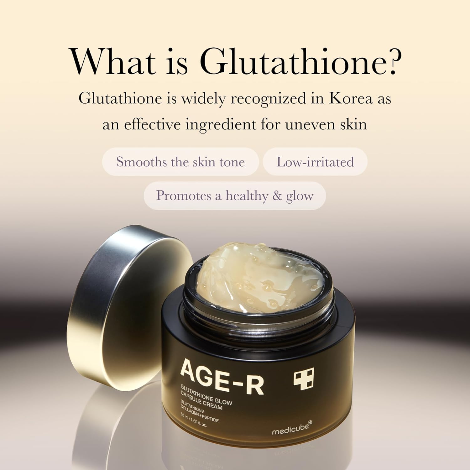 AGE-R Glutathione Glow Capsule Cream - 50ml-Medicube-Noura Skincare