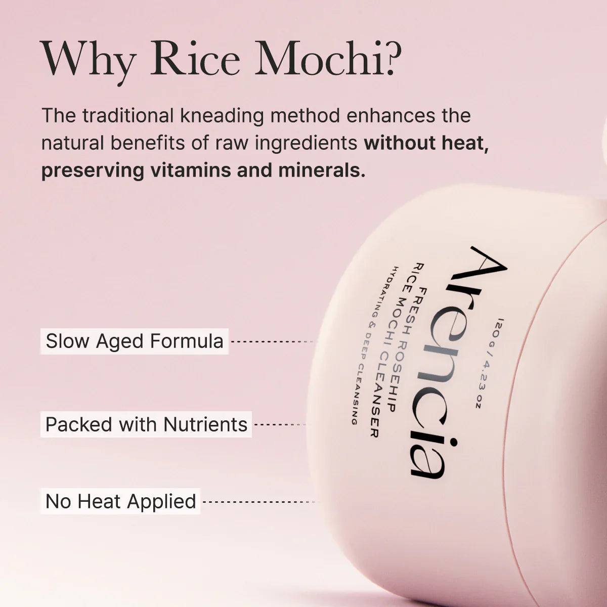 Fresh Rosehip Mochi Cleanser - 120g
