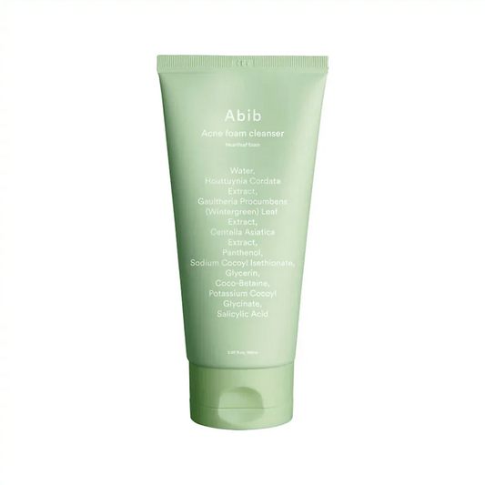 Heartleaf Acne Foam Cleanser - 150ml-Abib-Noura Skincare