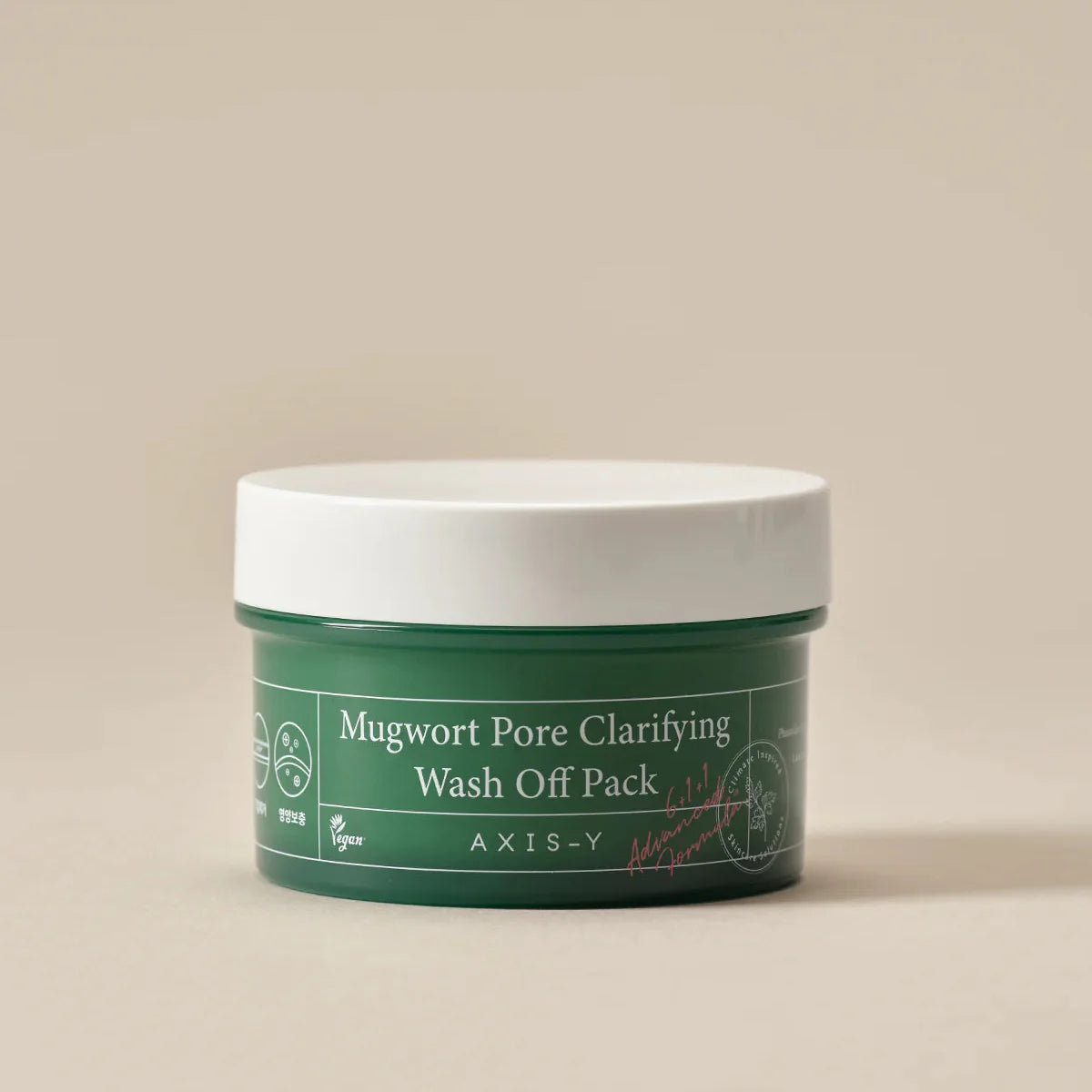Mugwort Pore Clarifying Wash Off Pack - 100ml-AXIS-Y-Noura Skincare
