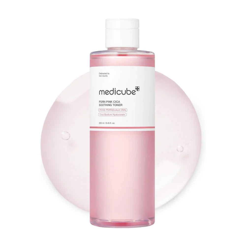 PDRN Pink Cica Soothing Toner - 250 ml-Medicube-Noura Skincare