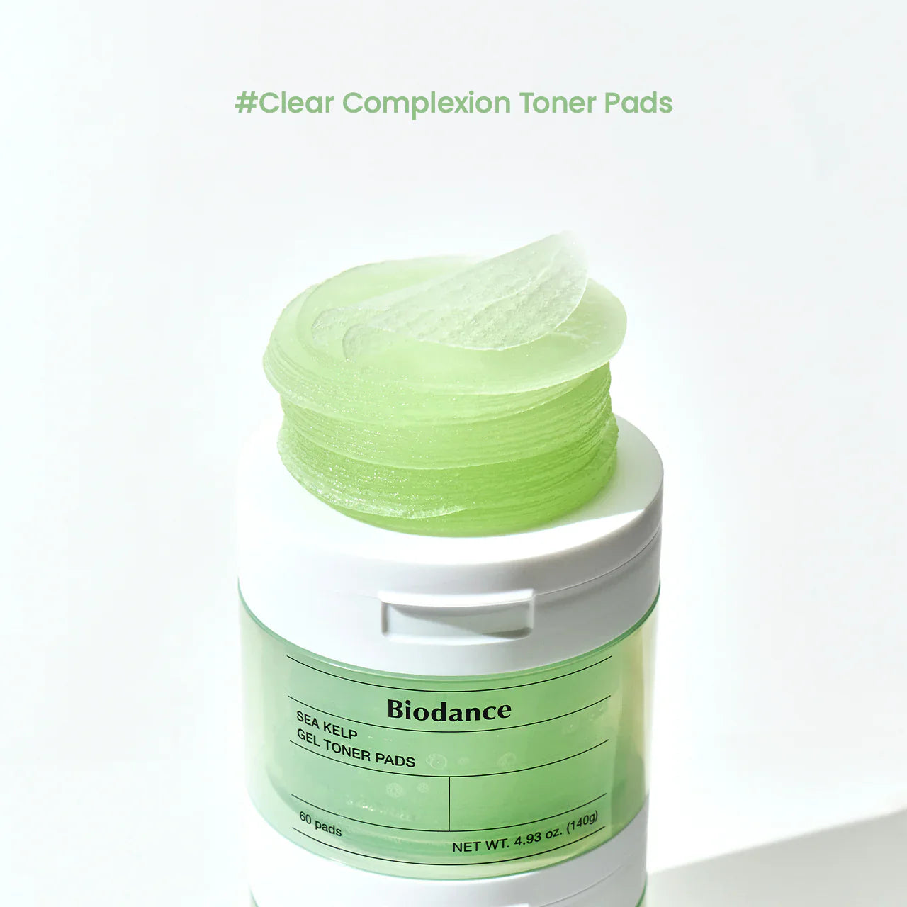 Sea Kelp Gel Toner Pads - 60 Pads-Biodance-Noura Skincare