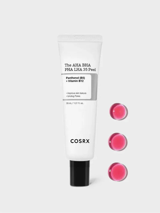 The AHA BHA PHA LHA 35 Peel - 30ml-CosRX-Noura Skincare