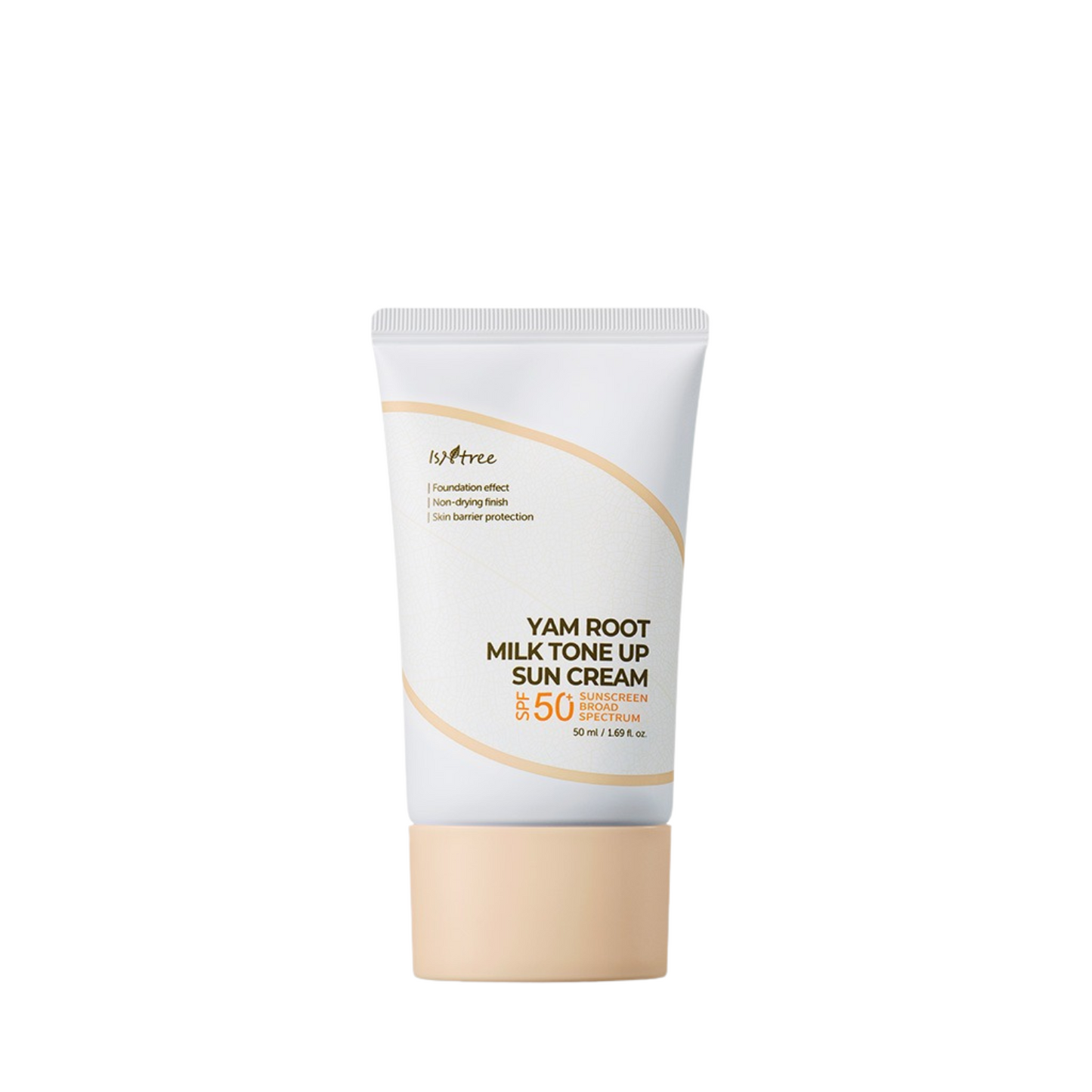 Yam Milk Tone Up Sun Cream - 50ml-Isntree-Noura Skincare